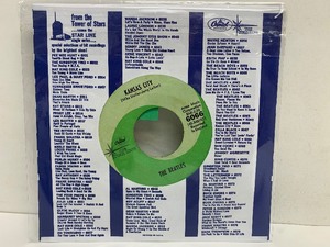 lot 62 image: 45 The Beatles w Original Blue Sleeve - Kansas City - Boys