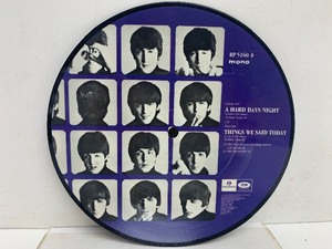 lot 66 image: The Beatles Double Sided Picture Disc - A Hard Days Night - Things We Said Today