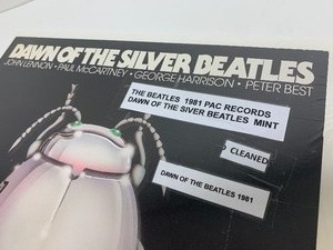 lot 71 image: The Beatles Dawn of the Silver Beatles Vinyl Record - Hand Stamped Series