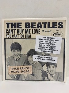 lot 80 image: Rare 45 THE BEATLES Cant Buy Me Love & You Cant Do That Vinyl Record