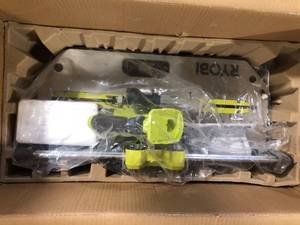 lot 11 image: RYOBI ONE 18V 5.5in. Cordless Flooring Saw with Blade (Tool Only)   Customer Returns See Pictures