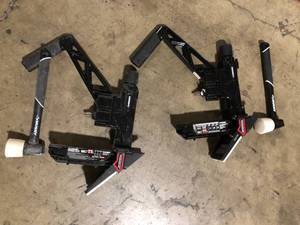 lot 15 image: Lot of 2 Husky Pneumatic 3-in-1 15.5-Gauge and 16-Gauge 2 in. Flooring Nailer and Stapler with Quick Jam Release    Customer Returns See Pictures