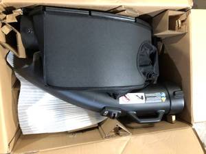 lot 42 image: RYOBI Bagger for RYOBI 48V 30 in. Riding Lawn Mower Customer Returns See Pictures