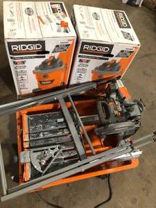 lot 46 image: Lot of Assorted Ridigd Power Tools Various  Models and Conditions  Customer Returns See Pictures