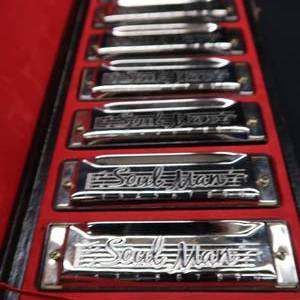 lot 45 image: SOULMAN 7 HARMONICA SET