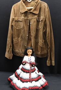 lot 53 image: SUEDE JACKET  PRETTY LITTLE DOLL