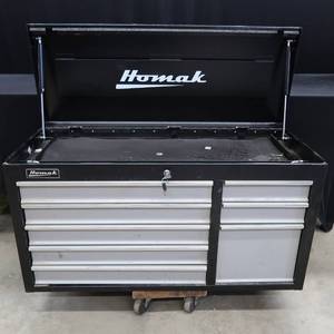 lot 66 image: HOMAK TOOL 8 DRAWER TOP CHEST