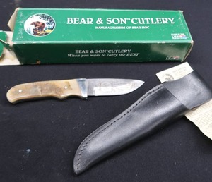 lot 68 image: CASE COLLECTOR SERIES KNIFE BEAR AND SONS CUTLERY