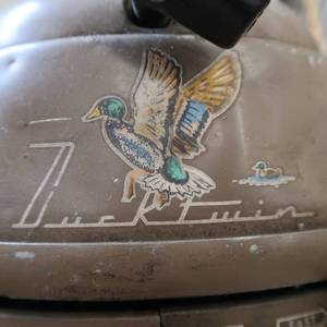 lot 75 image: EVINRUDE DUCKTWIN 3 HP MOTOR