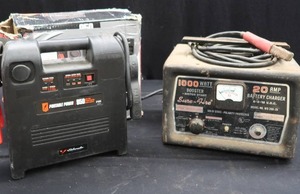 lot 120 image: BATTERY CHARGERS