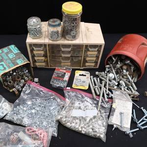 lot 141 image: NUTS, BOLTS AND SCREWS