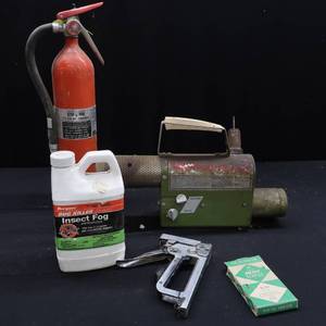 lot 145 image: STAPLE GUN AND INSECTICIDE