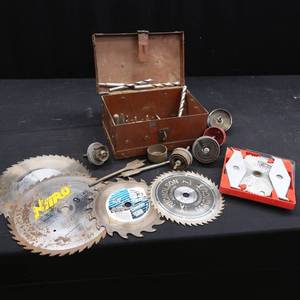 lot 155 image: SAW BLADE LOT