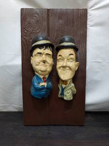 Laurel And Hardy Wall Plaque