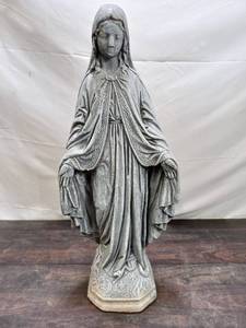 Cement Mary Statue