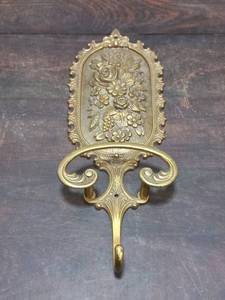 Old Brass Coat Hanger