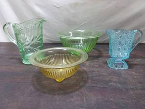 Four Glass Items