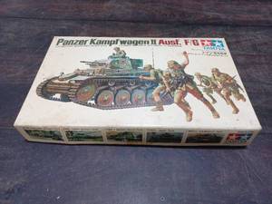Vintage Tamiya Panzer Kampfwagen II Model Tank Kit
