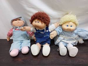 Three Cabbage Patch Kids Dolls
