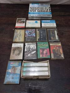 Collection Of Cassettes And Tape Supplies