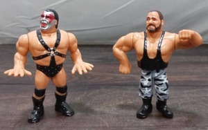 Vintage Axe And Bushwacker Action Figures