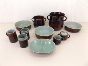 Collection of Vintage Red Wing Oomph Village Pottery