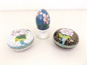 3 Pieces of Vintage Cloisonne