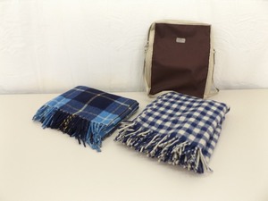 2 Vintage 67 and 59.5 Wool Blankets