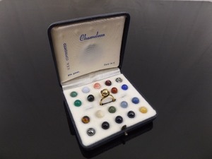14k Yellow Gold Multi Stone Interchangeable Ring by Chameleon Size 4