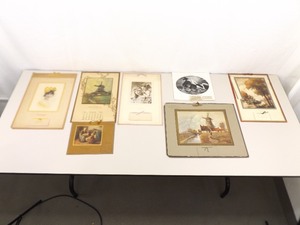 Lot of 6 COMPLETE Antique Advertising Calendars