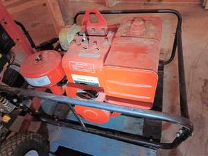 Homelite 2,750 Watt Generator - Model No. 174A27-1B, Serial No. 10611685, has been in storage and not started for a decade