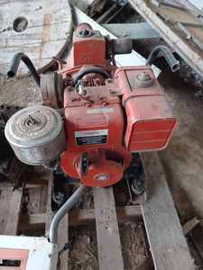 Homelite Trash Pump - Condition Unknown, Part of a Horizontal Shaft Small Gas Engine, and an Outboard Motor Power Head