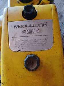 McCulloch 250 Chainsaw