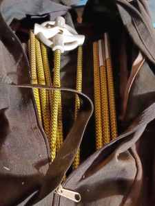 Canvas Tent with Poles and Stakes