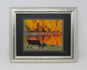 Minnesota Framed Photography  Split Rock Lighthouse  Chairs  Lake