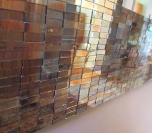 Foyer Hall Entry Mirror with Tile frame