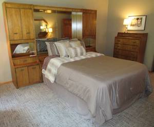 Wall unit modular headboard, mirror, towers and nightstands