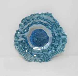 Ocean vibes blue and turquoise & silver set