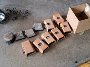 lot 1087 image: Lot of (11) Assorted Meters - Read-O-Matic Gallon Meter, Rockwell Water Gallon Meter