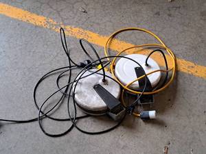 lot 1111 image: Lot of (2) Power Cord Reels with Power Cords