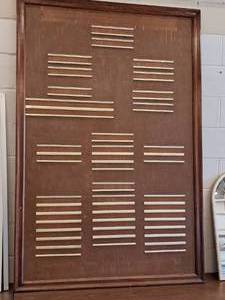 lot 1138 image: Wooden Name Tag Board
