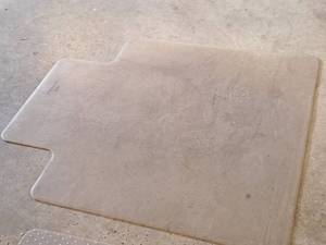 lot 1141 image: Plastic Office Floor MatProtector
