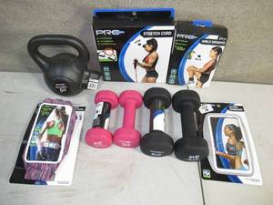 lot 22 image: Trim it Up Pro Strength Weights Fitness Bundle