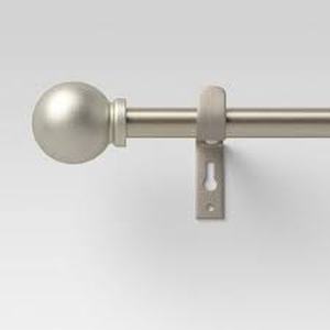 lot 82 image: Room Essentials 28 - 48-Silver Finish-Small Ball