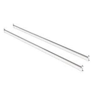 lot 84 image: Set of 2 Closet Evolution 35 in. Polished Chrome Closet Rod