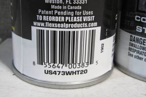 lot 88 image: 2 Cans of Flex Seal Spray-White