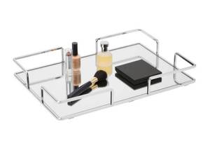 lot 120 image: Home Details Modern Square Design Mirror Vanity Tray