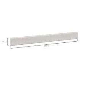lot 126 image: 24-12 in. Cultured Marble Backsplash in White silver fox