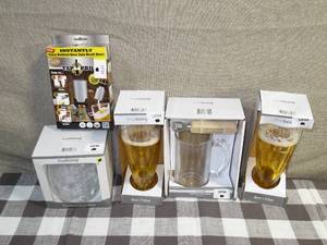 lot 111 image: Game Day Beer Lot-Tap Pro-2 Mugs-2 Chillers-1 Opener