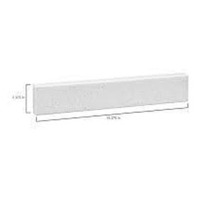 lot 125 image: 15-38 in. Solid Surface Technology Sidesplash in Arctic